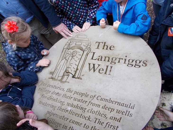 The Langriggs Well (c) Carbrain and Hillcrest Play Scheme